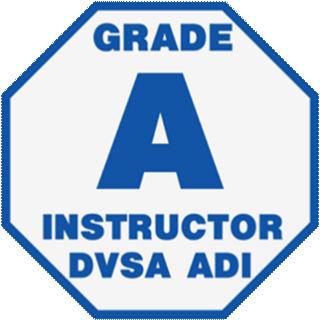 Grade A Instructor DVSA ADI badge